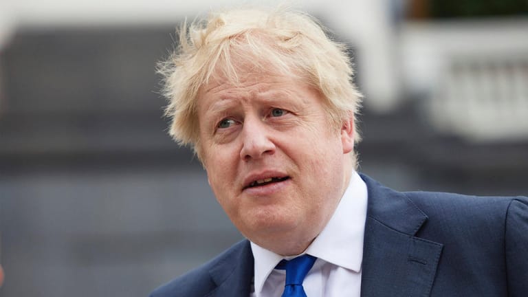 Der britische Premier Boris Johnson: Er hatte regelmäßige Partys in seinem Amtssitz geduldet und soll bei einigen auch dabei gewesen sein.