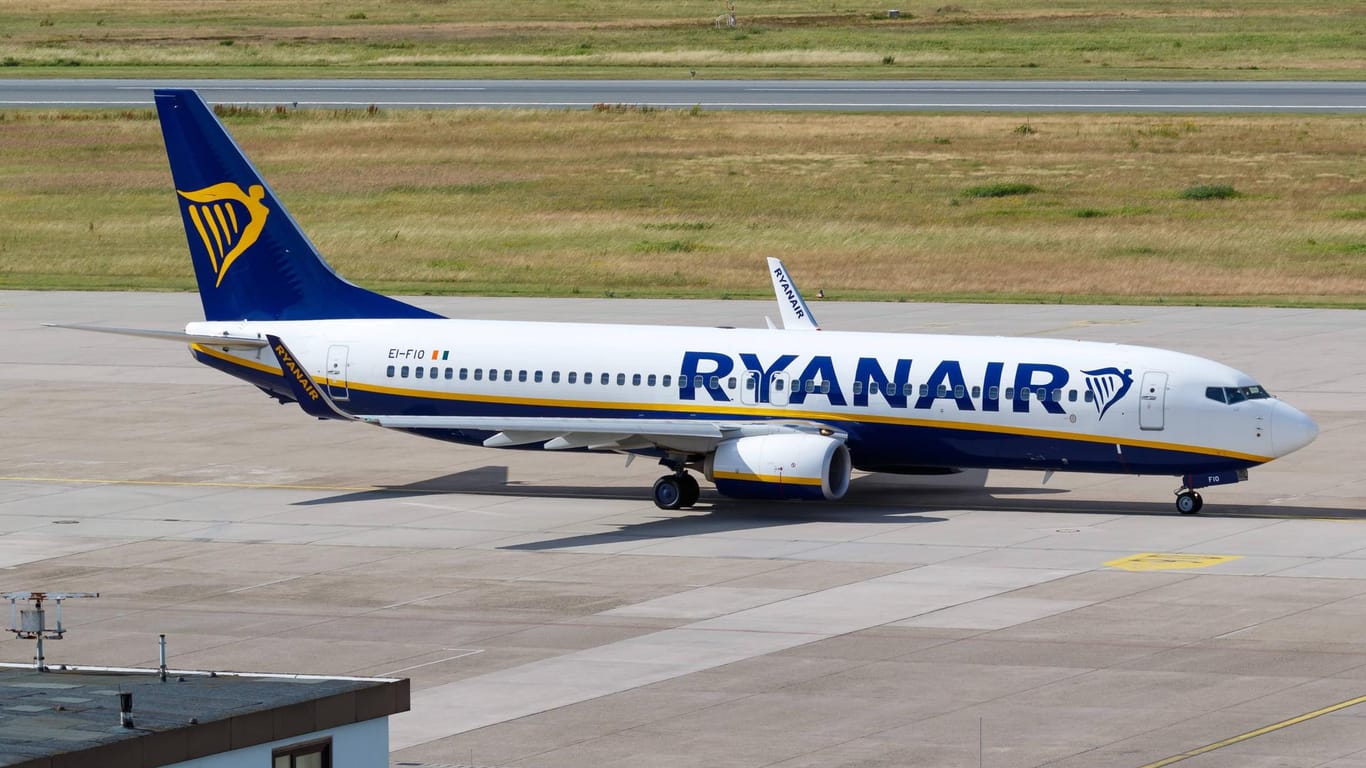 Eine Boeing 737 von Ryanair am Flughafen Nürnberg (Archivbild): Der irische Konzern investiert 200 Millionen Dollar in den Ausbau.