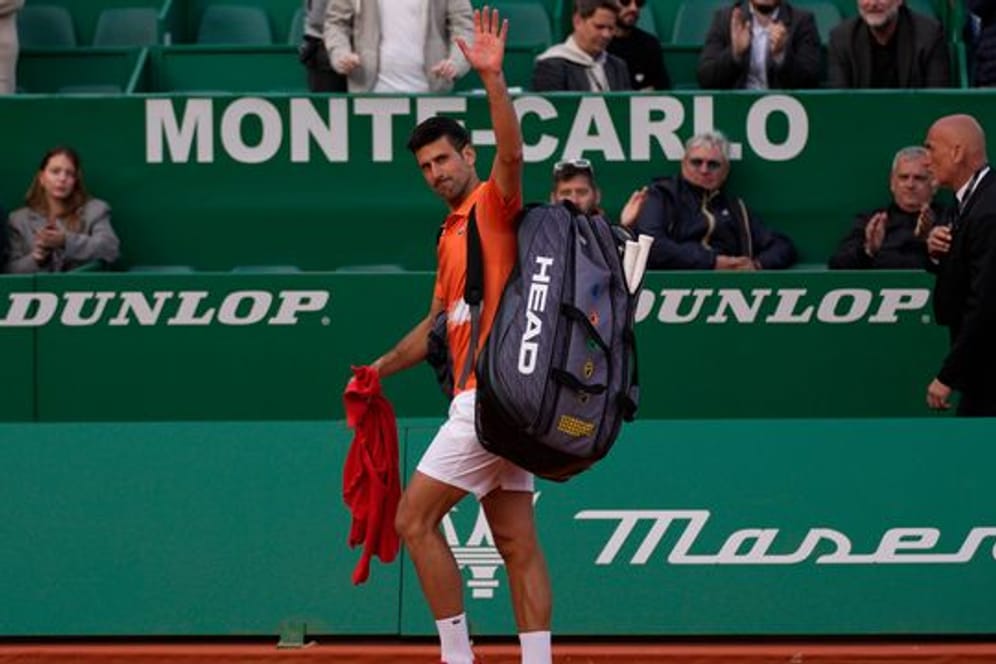 In Monaco überraschend früh ausgeschieden: Novak Djokovic.
