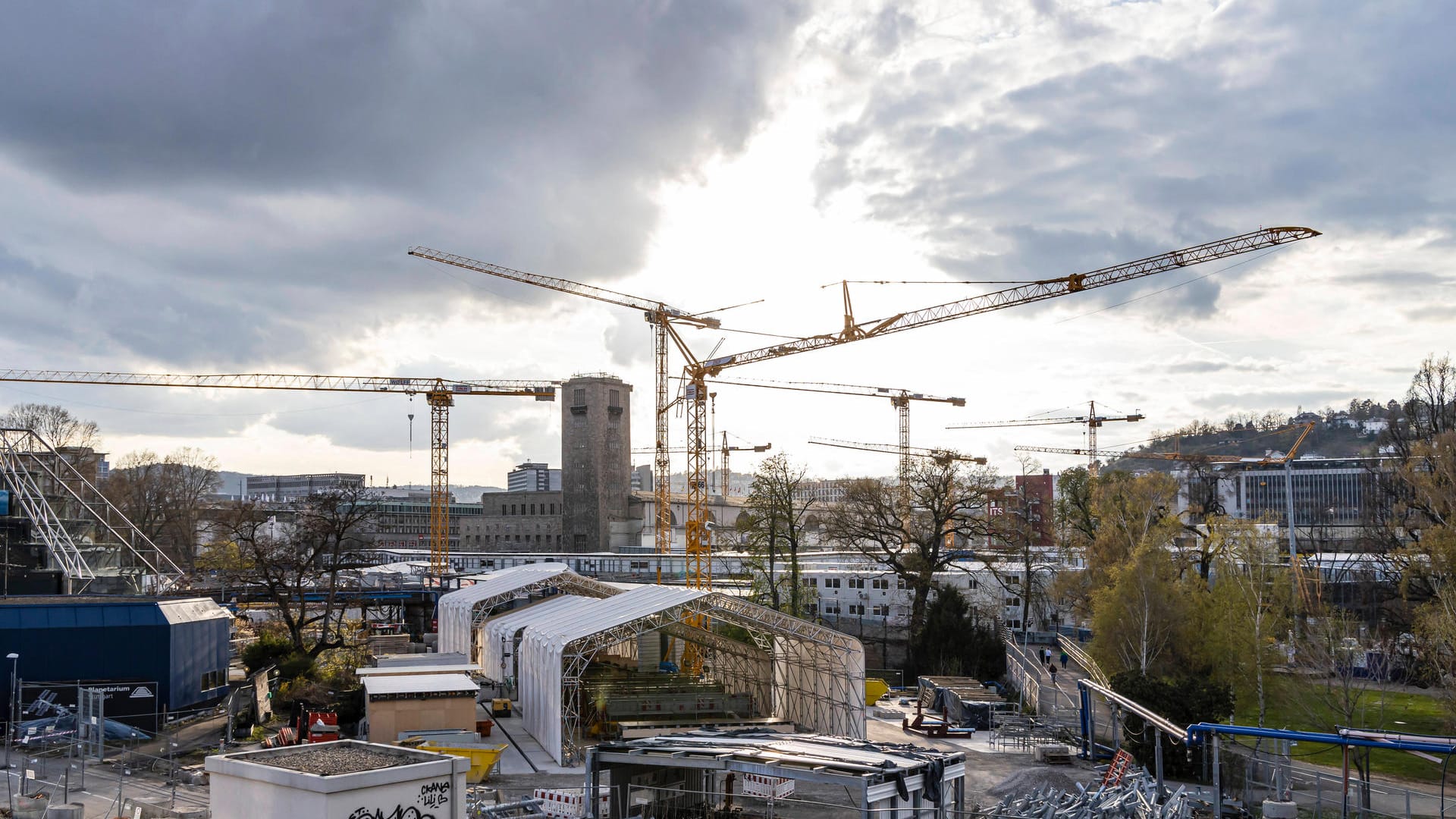 Baustelle in der Stuttgarter Innenstadt (Archivbild): Das Großprojekt wird immer teurer.