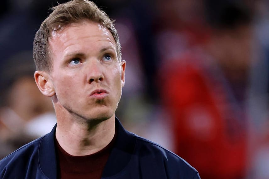 Julian Nagelsmann: Der Trainer des FC Bayern nach der Niederlage gegen Villarreal.