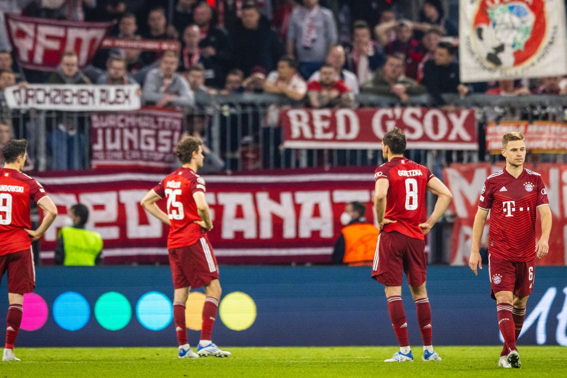 Volle Ränge, enttäuschte Spieler: Der FC Bayern hatte sich die Partie gegen Villarreal anders vorgestellt.