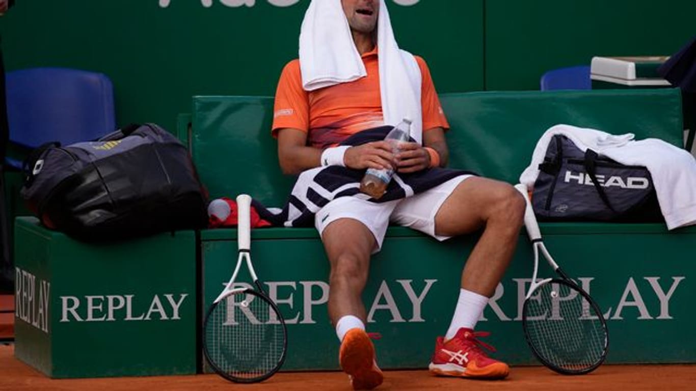 Schied in Monte Carlo früh aus: Novak Djokovic.