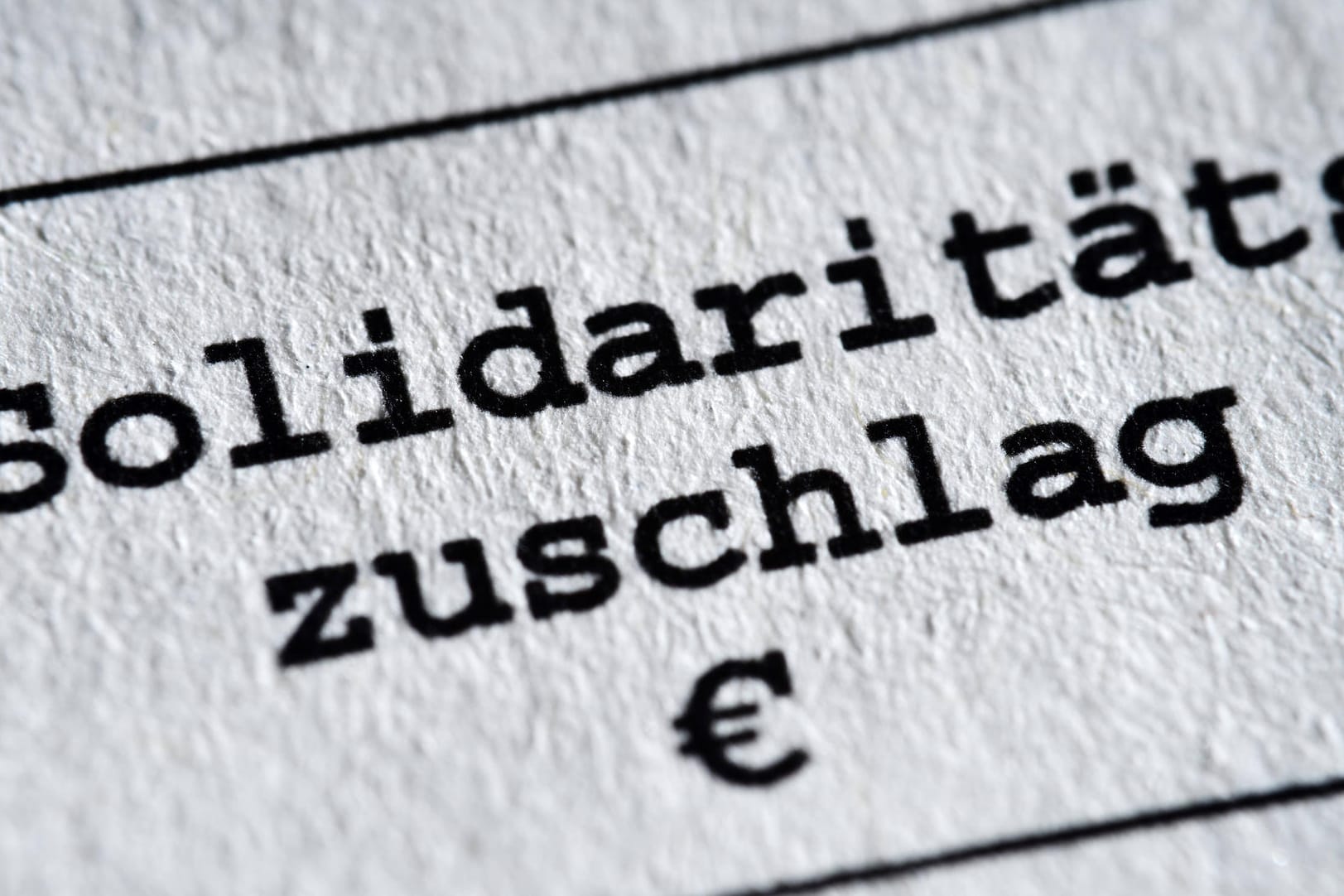 Das Feld für den Solidaritätszuschlag in einer alten Steuererklärung (Symbolbild): Kommt der Soli zurück? Das Feld für den Solidaritätszuschlag in einer alten Steuererklärung (Symbolbild): Kommt der Soli zurück?