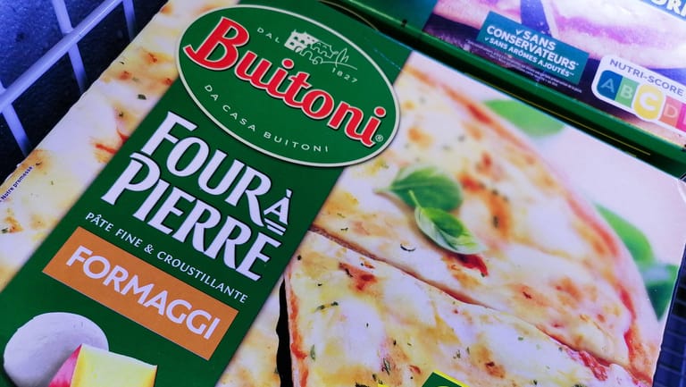 Eine Tiefkühlpizza von Buitoni (Symbolbild): Die Pizzen werden auch in Deutschland verkauft.