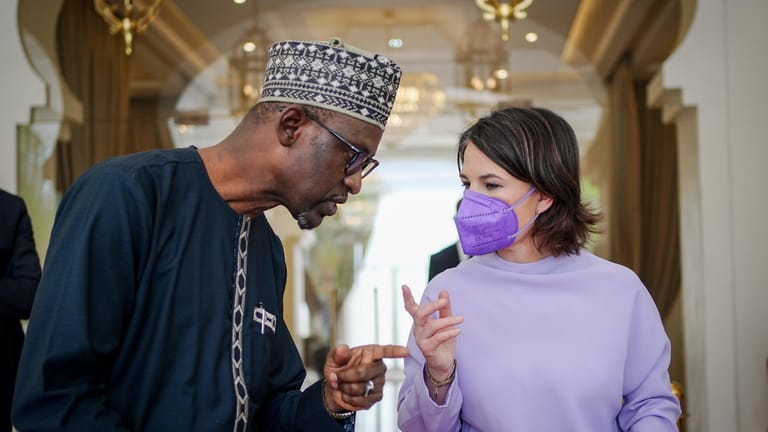 Außenministerin Annalena Baerbock besucht Mali: Keine leichte Aufgabe.