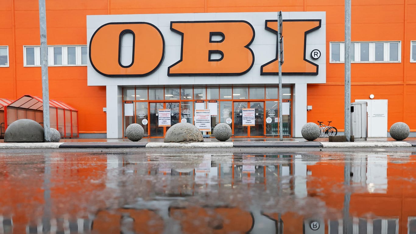 Eine Obi-Filiale in Moskau: Künftig wird das Logo des deutschen Baumarkts in Russland nicht mehr zu sehen sein.