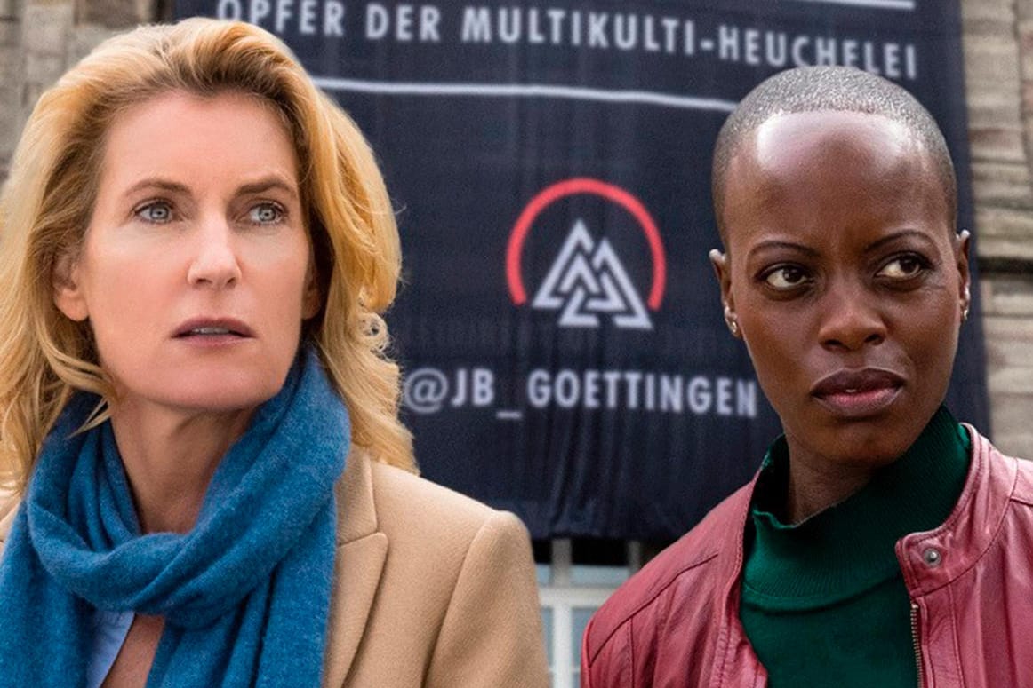 Maria Furtwängler und Florence Kasumba: Charlotte Lindholm und Anais Schmitz ermitteln gemeinsam im Fall "National feminin".