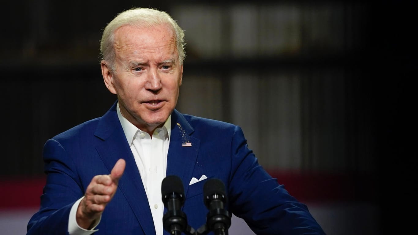 Joe Biden: Der US-Präsident wirft Russland in der Ukraine einen "Völkermord" vor.