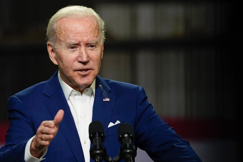 Joe Biden: Der US-Präsident wirft Russland in der Ukraine einen "Völkermord" vor.
