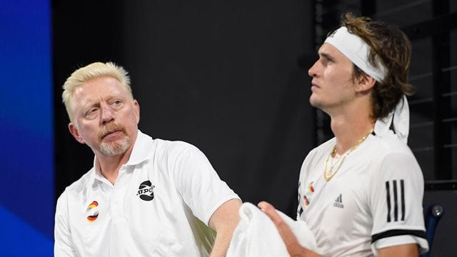 Traut Alexander Zverev (r) einen Grand-Slam-Sieg: Boris Becker.