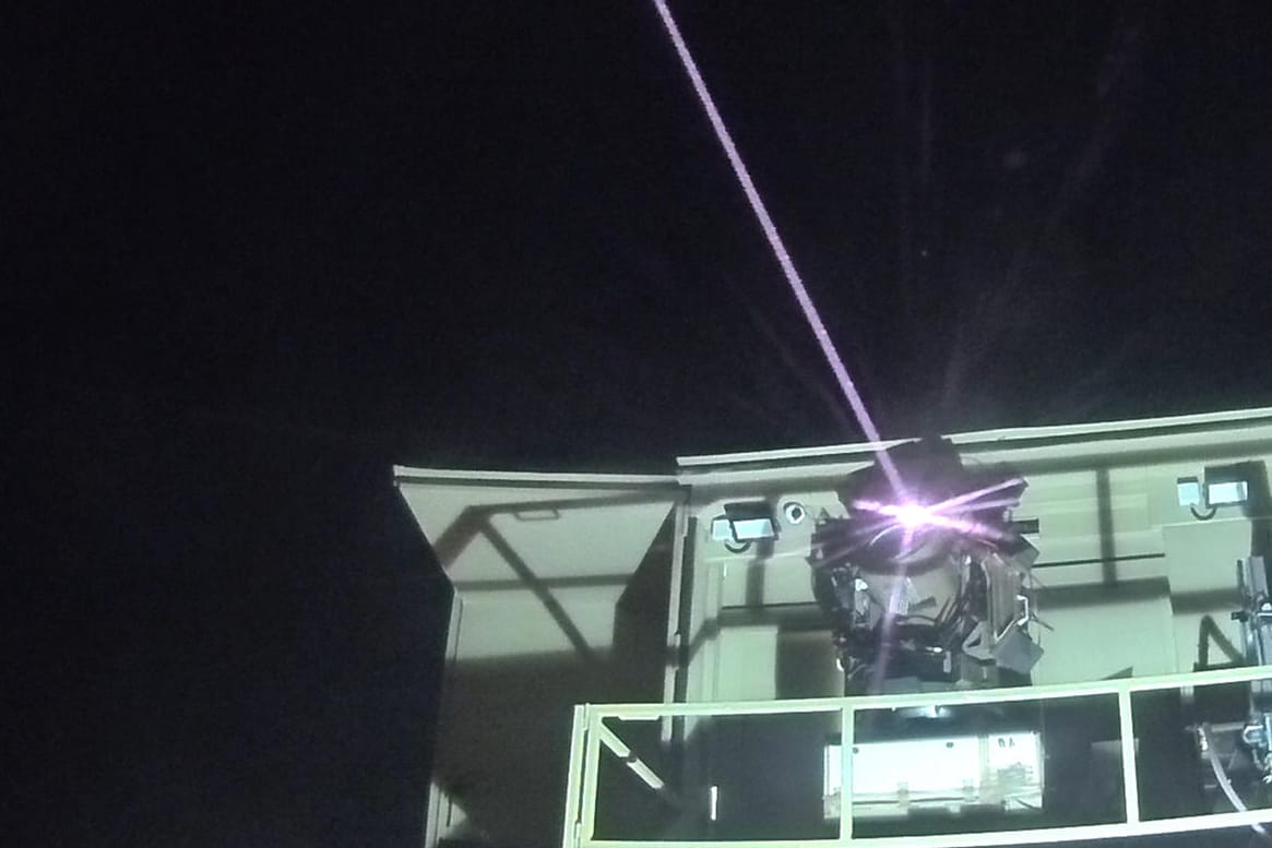 Laserwaffe des "Iron Beam": Israel soll erfolgreich ein Abwehrsystem getestet haben.
