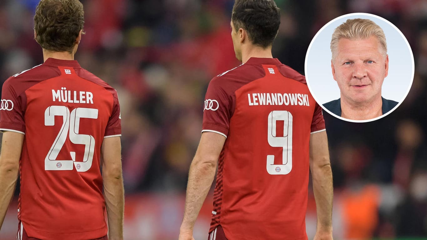 Thomas Müller (l.) und Robert Lewandowski nach dem 1:1 gegen Villarreal und dem damit verbundenen Aus in der Champions League.