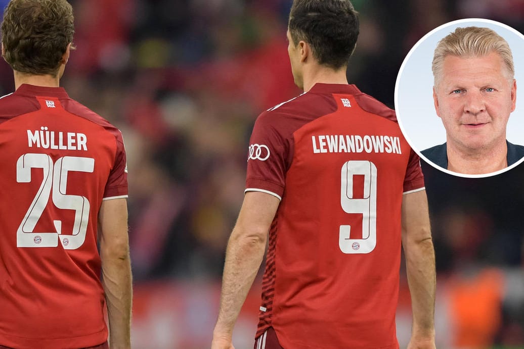 Thomas Müller (l.) und Robert Lewandowski nach dem 1:1 gegen Villarreal und dem damit verbundenen Aus in der Champions League.