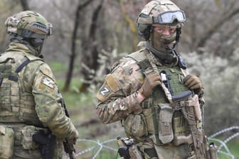 Russischer Soldat in der Ukraine: Die russische Armee soll Soldaten in Moldau rekrutieren wollen.