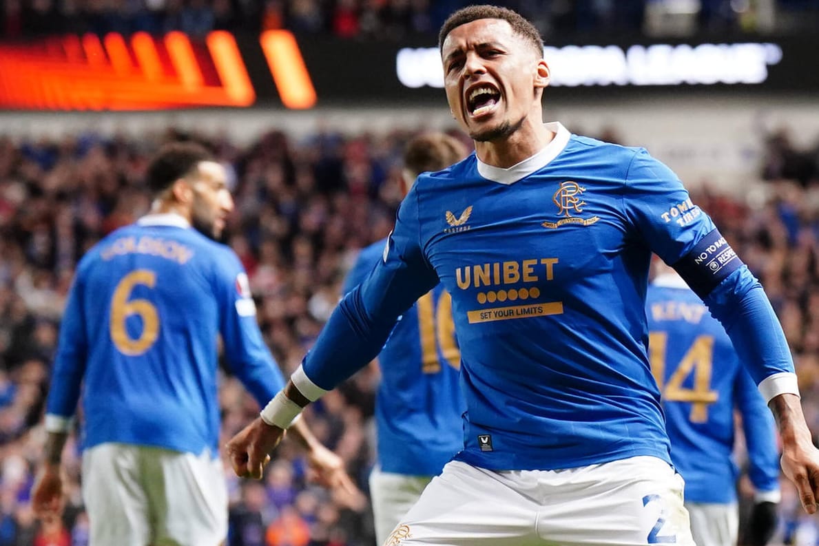 Matchwinner James Tavernier: Der Kapitän schoss seine Rangers ins Halbfinale der Europa League.