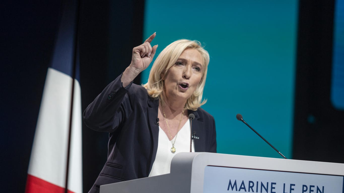Marine Le Pen: Die Präsidentschaftskandidatin steht vor dieser Wahl in Umfragen besser da als noch 2017.