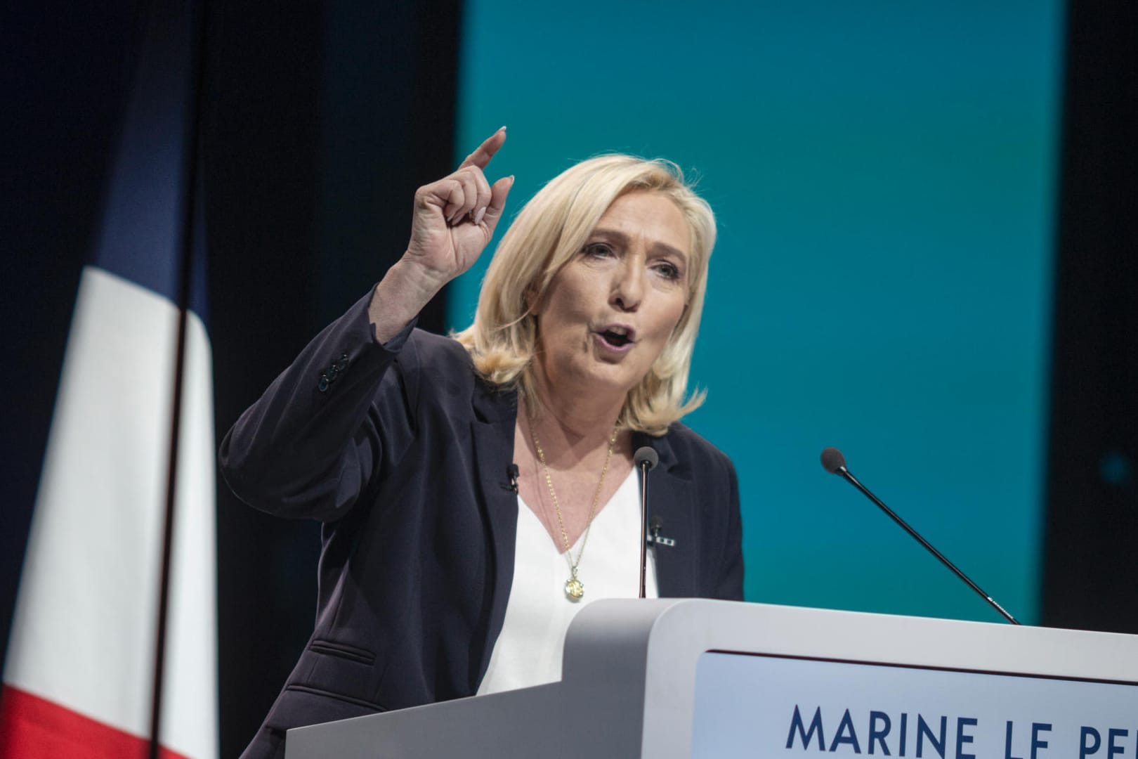 Marine Le Pen: Die Präsidentschaftskandidatin steht vor dieser Wahl in Umfragen besser da als noch 2017.