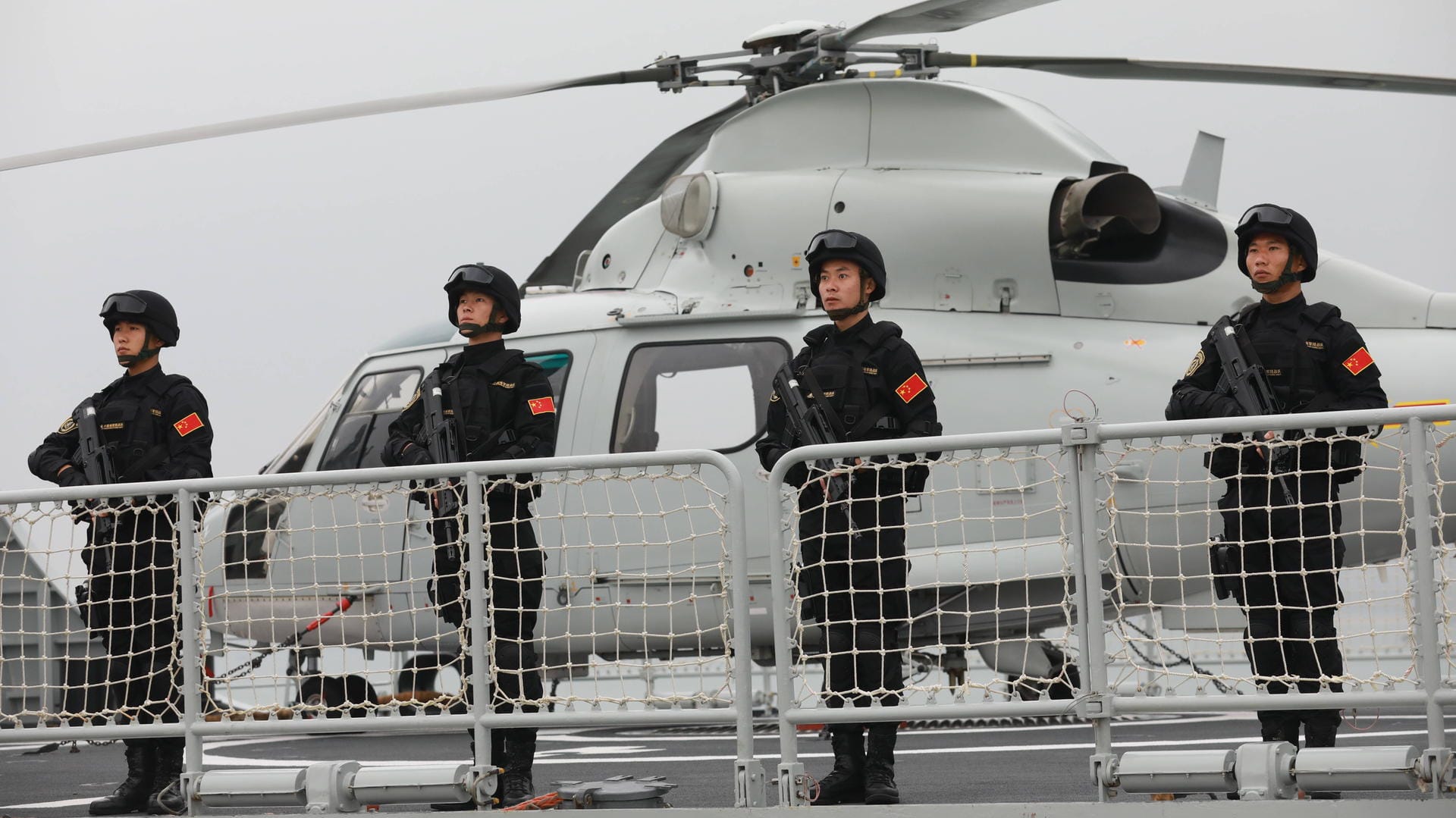 Chinesische Soldaten bei einem Manöver (Symbolbild): China erhöht erneut den Druck auf die Inselrepublik Taiwan.