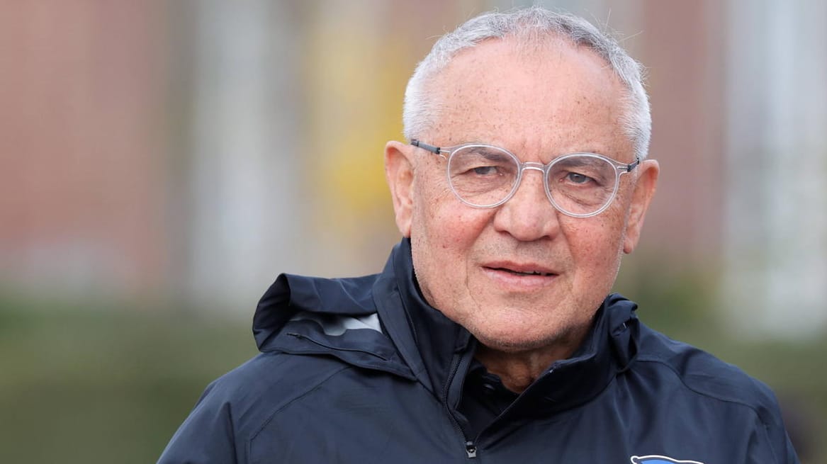 Felix Magath: Der Trainer soll den Klassenerhalt mit Hertha BSC schaffen. Felix Magath: Der Trainer soll den Klassenerhalt mit Hertha BSC schaffen.