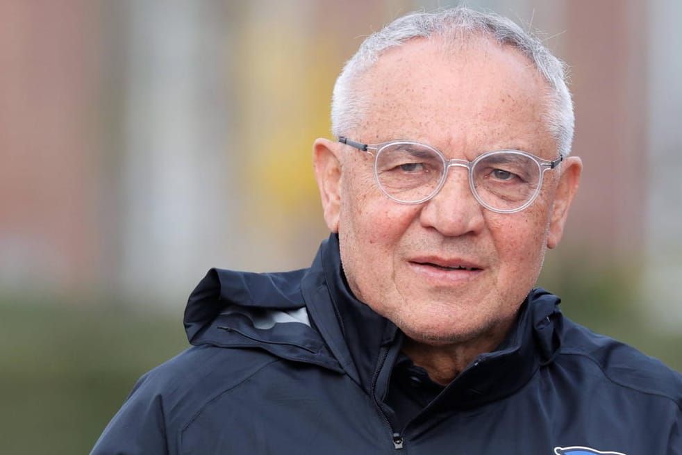 Felix Magath: Der Trainer soll den Klassenerhalt mit Hertha BSC schaffen.