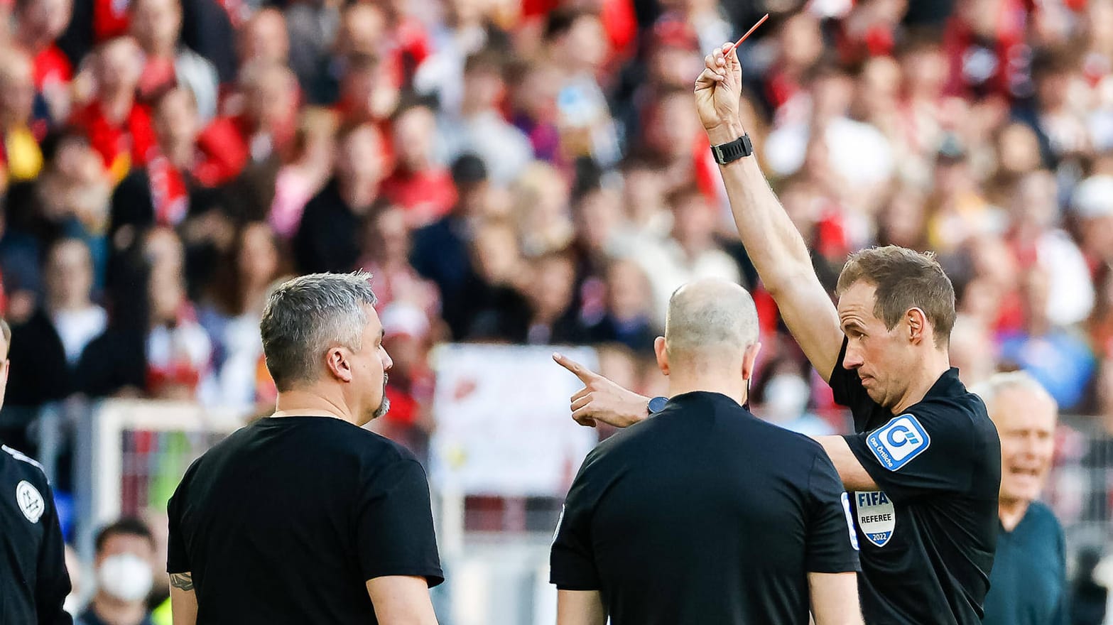 Thomas Reis sieht von Schiri Sascha Stegemann die Rote Karte: Der Bochumer Trainer sah im Platzverweis ein Missverständnis. Thomas Reis sieht von Schiri Sascha Stegemann die Rote Karte: Der Bochumer Trainer sah im Platzverweis ein Missverständnis.