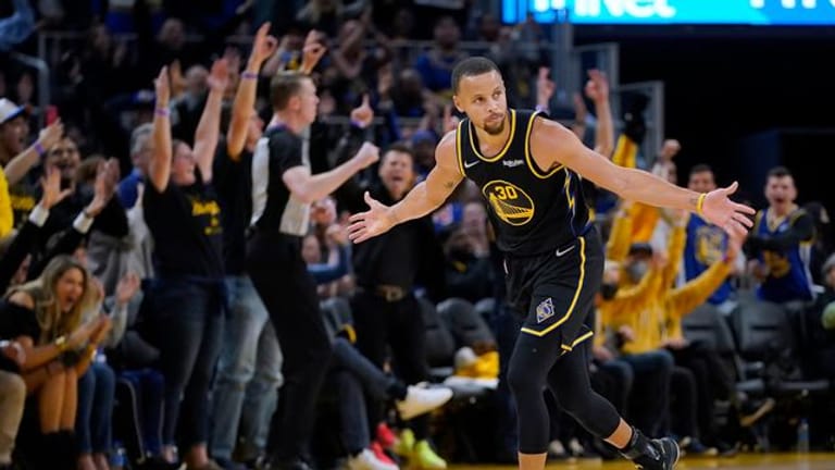 Feierte ein gelungenes Comeback beim Sieg der Golden State Warriors: Stephen Curry.