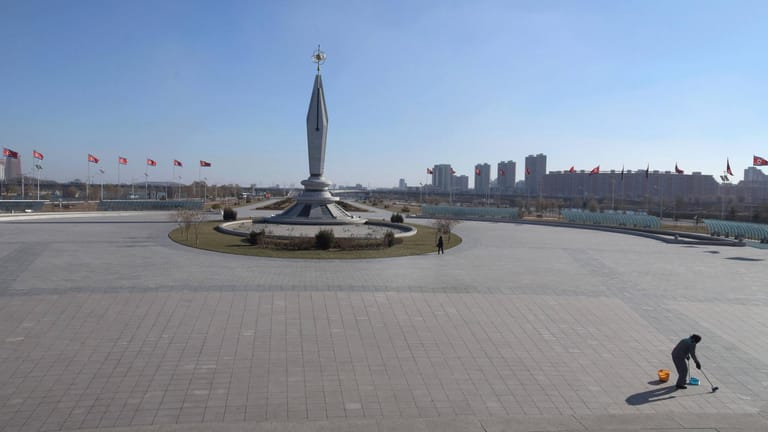 Palast der Wissenschaft und Technik in Nordkorea (Archivbild): Das Land hat offenbar ein neues Waffensystem getestet.