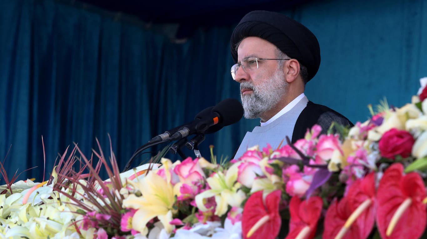 Irans Präsident Ebrahim Raisi: Er schickt deutliche Worte in Richtung Israel.