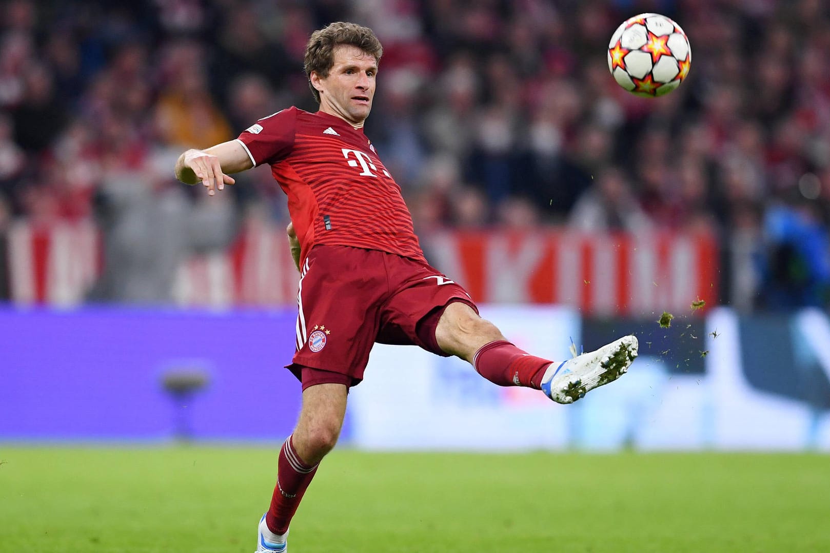 Thomas Müller bleibt wohl bis 2025 beim FC Bayern. Der Offensiv-Allrounder bestritt bislang 623 Pflichtspiele für die Münchner, schoss dabei 226 Tore.