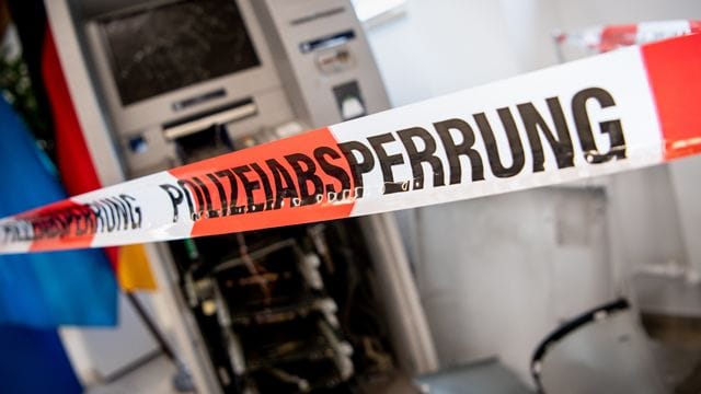 Gesprengter Geldautomat Gesprengter Geldautomat
