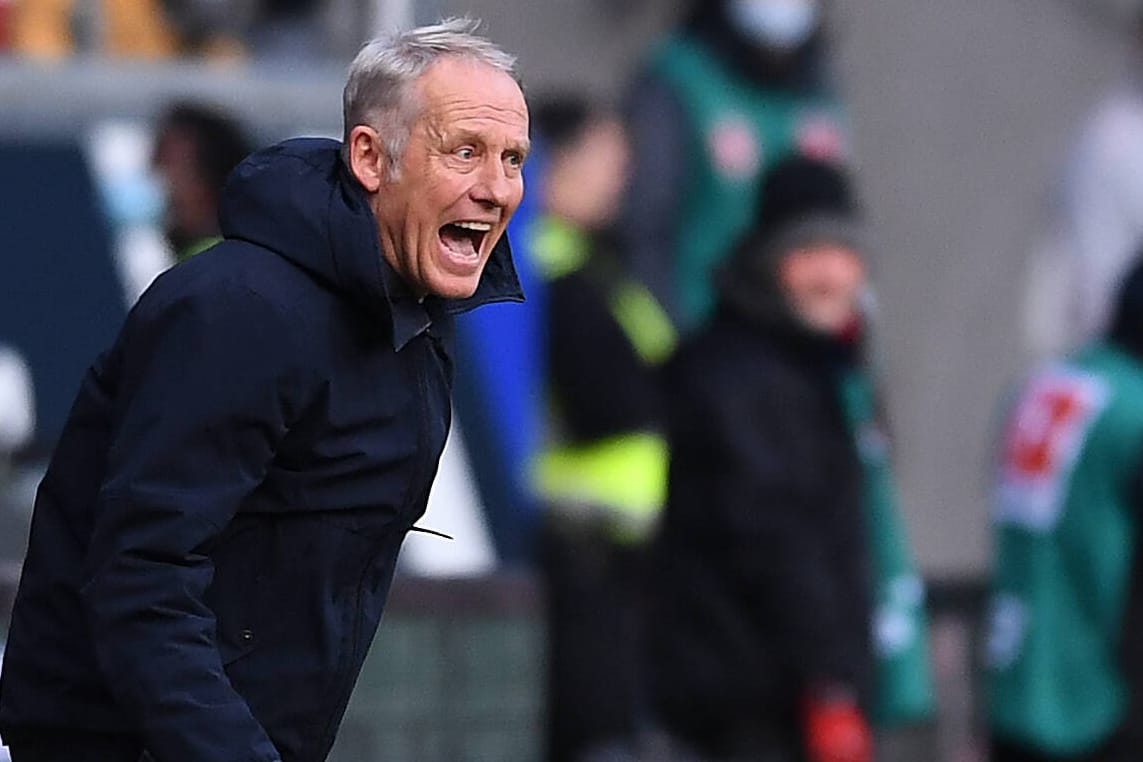 Christian Streich: Der Trainer war mit Freiburg schon beim DFB-Pokal-Halbfinale 2013 dabei.
