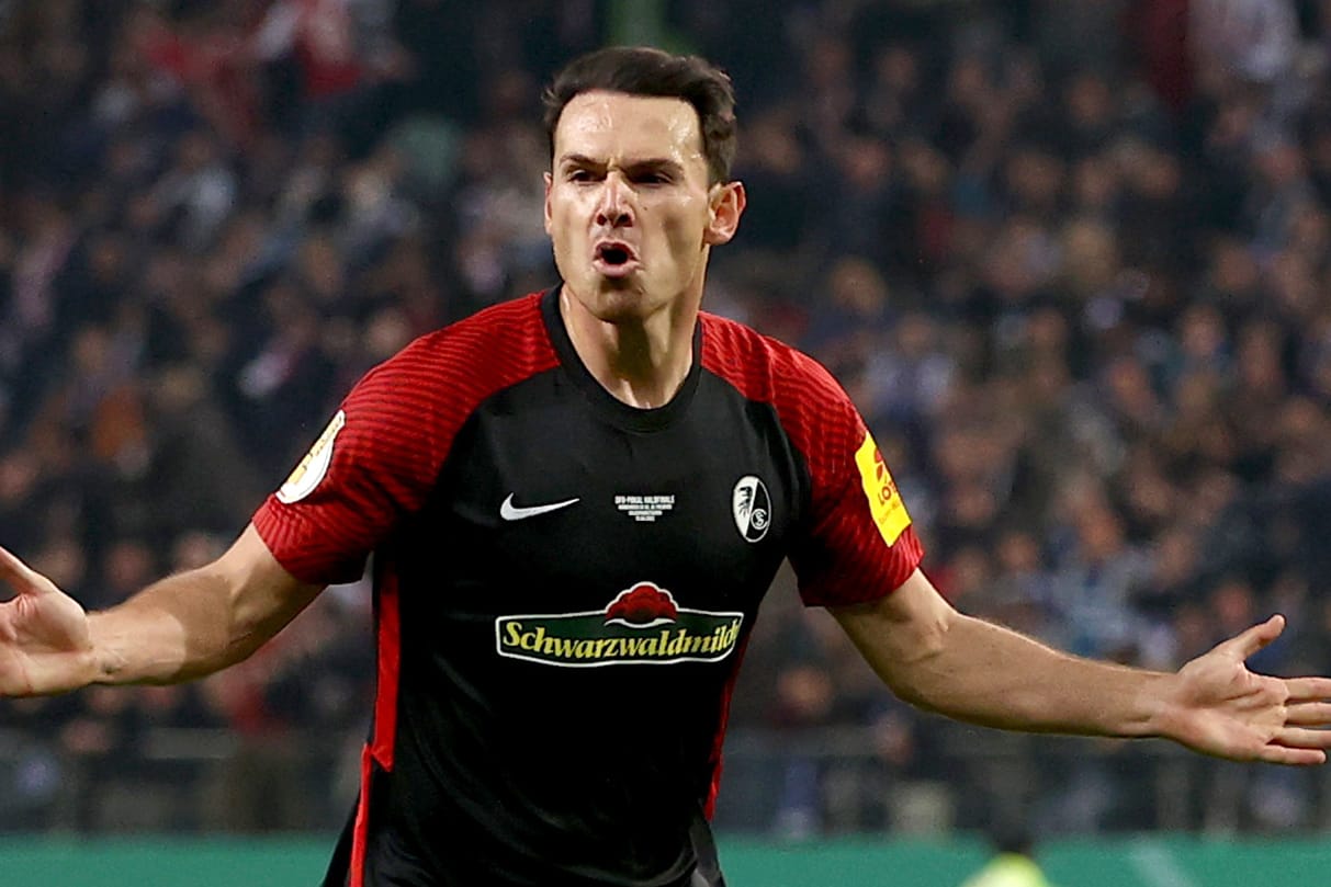 Nicolas Höfler: Der Routinier steht mit dem SC Freiburg erstmals im Pokalfinale.