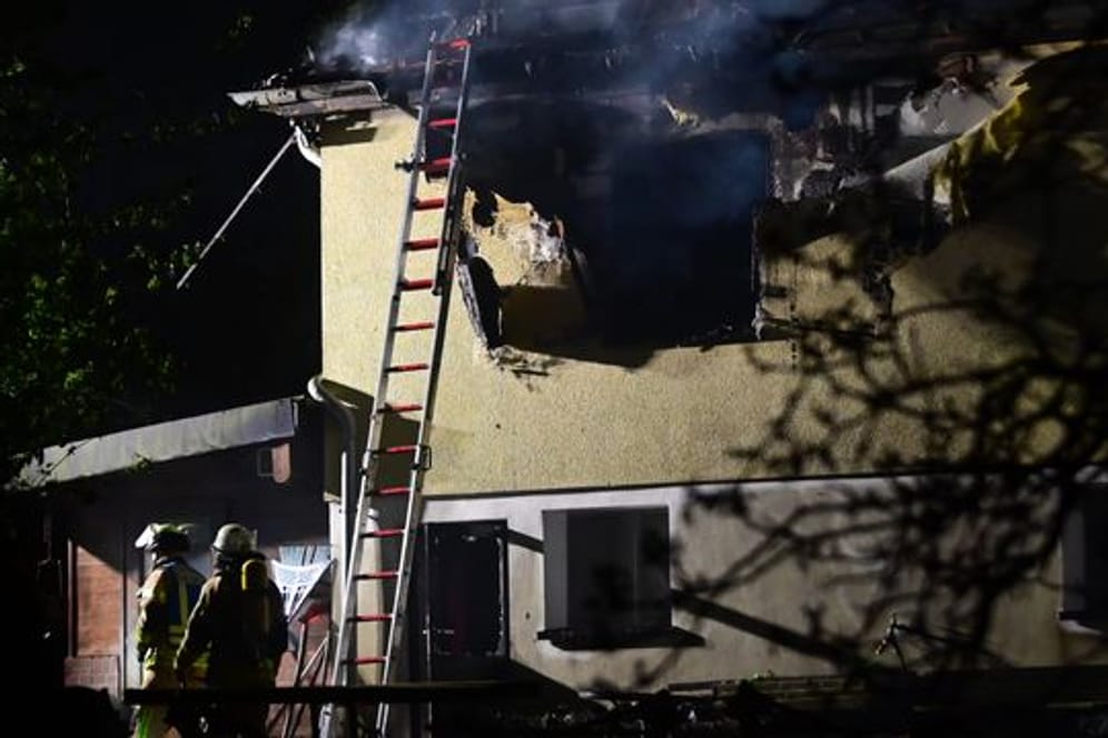 Feuer in Einfamilienhaus in Viersen