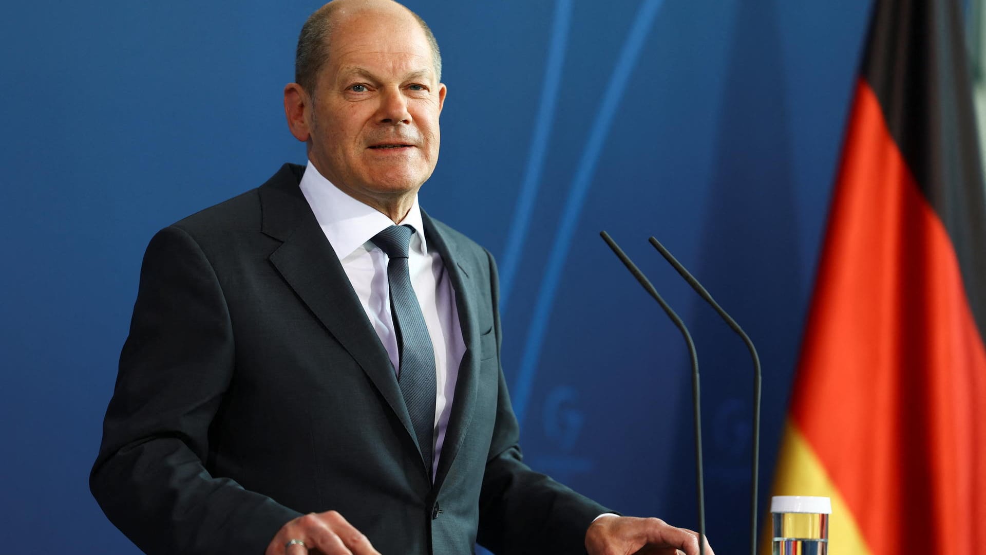 Kanzler Scholz versuchte gestern, seine Ukraine-Politik zu erklären.