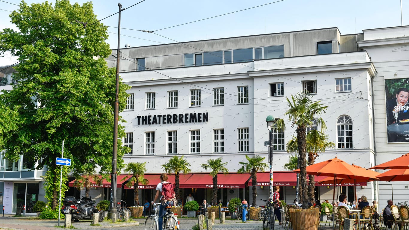 Das Theater am Goetheplatz in Bremen (Archivbild): Im Theater Bremen werden die siebten Bremer Festspiele präsentiert.