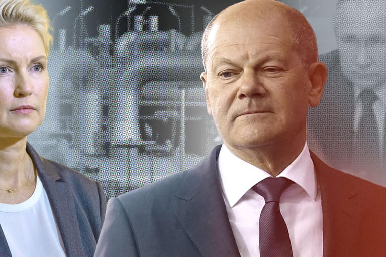SPD-Politiker Schwesig, Scholz: Rufe nach Untersuchung der Russland-Politik.