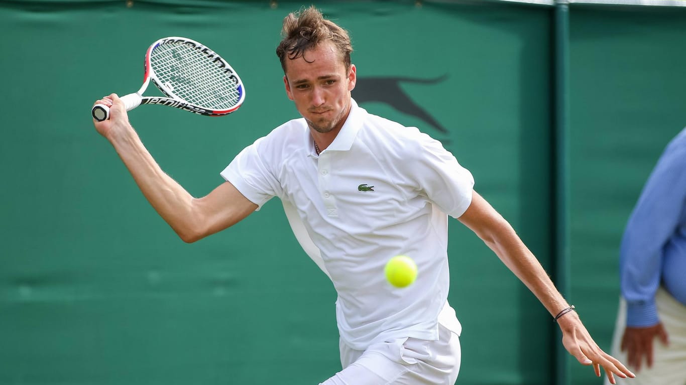 Daniil Medwedew darf wie alle russischen Tennisprofis in diesem Jahr nicht in Wimbledon antreten.