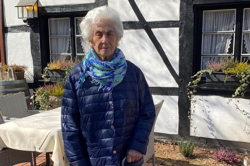 Die 101-jährige Tamara Butenko: Sie ist derzeit in Mülheim untergekommen.