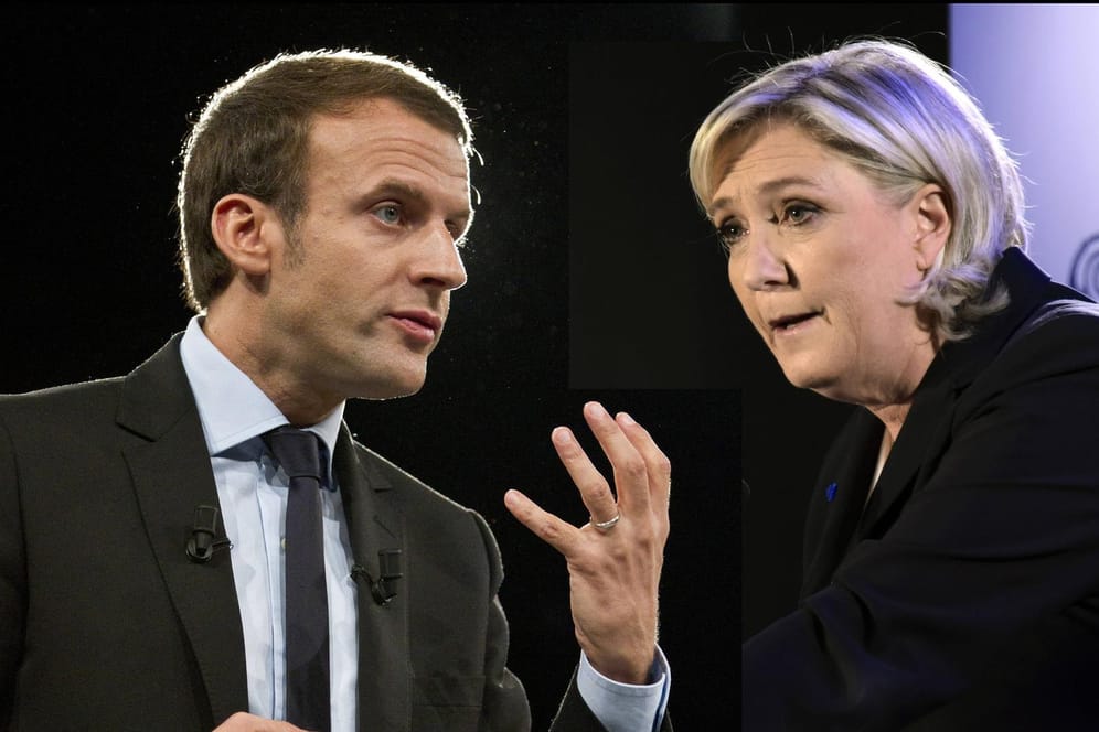 Stichwahl in Frankreich zwischen Emmanuel Macron und Marine Le Pen.