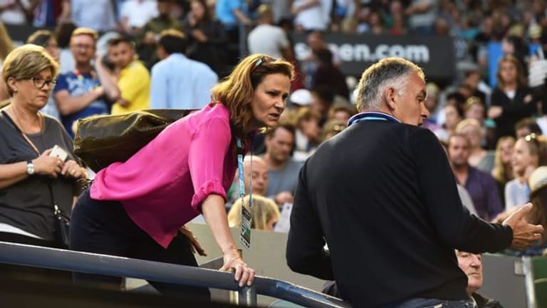 Pam Shriver 2016 bei den Australian Open.