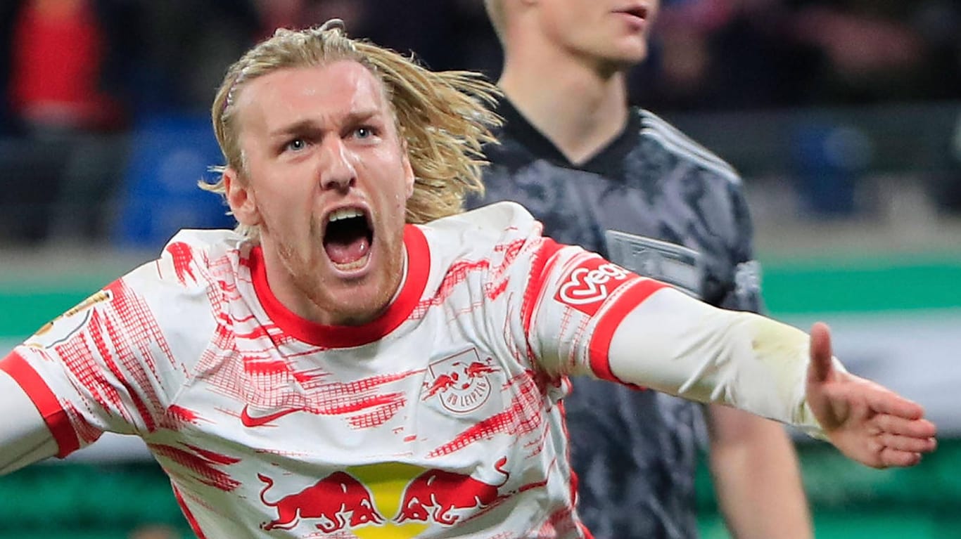Emil Forsberg: Der schwedische Routinier besiegelte mit seinem Treffer den Finaleinzig von RB Leipzig,