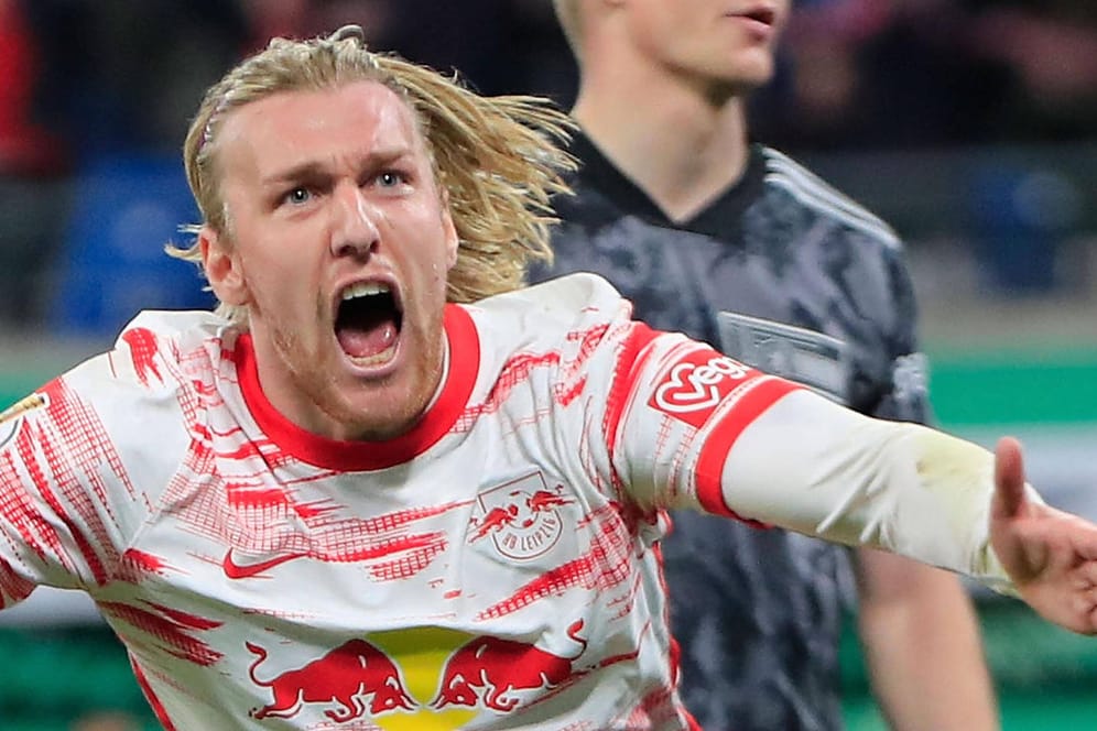 Emil Forsberg: Der schwedische Routinier besiegelte mit seinem Treffer den Finaleinzig von RB Leipzig,