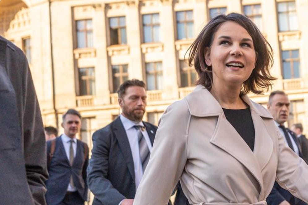 Annalena Baerbock: Die deutsche Außenministerin reist bis Freitag zu Gesprächen ins Baltikum.