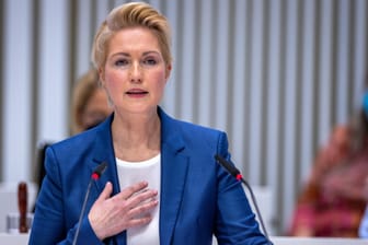 Manuela Schwesig (SPD), Ministerpräsidentin von Mecklenburg-Vorpommern: Sie steht seit Längerem wegen ihrer Russland-Politik in der Kritik.