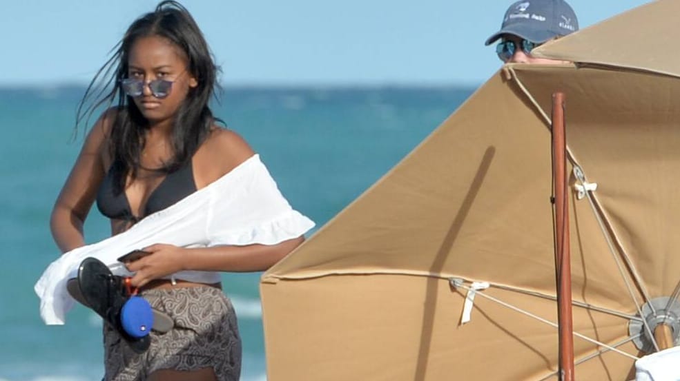 Sasha Obama: Sie ist verliebt.