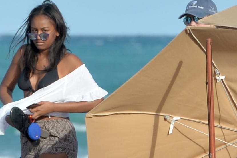 Sasha Obama: Sie ist verliebt.