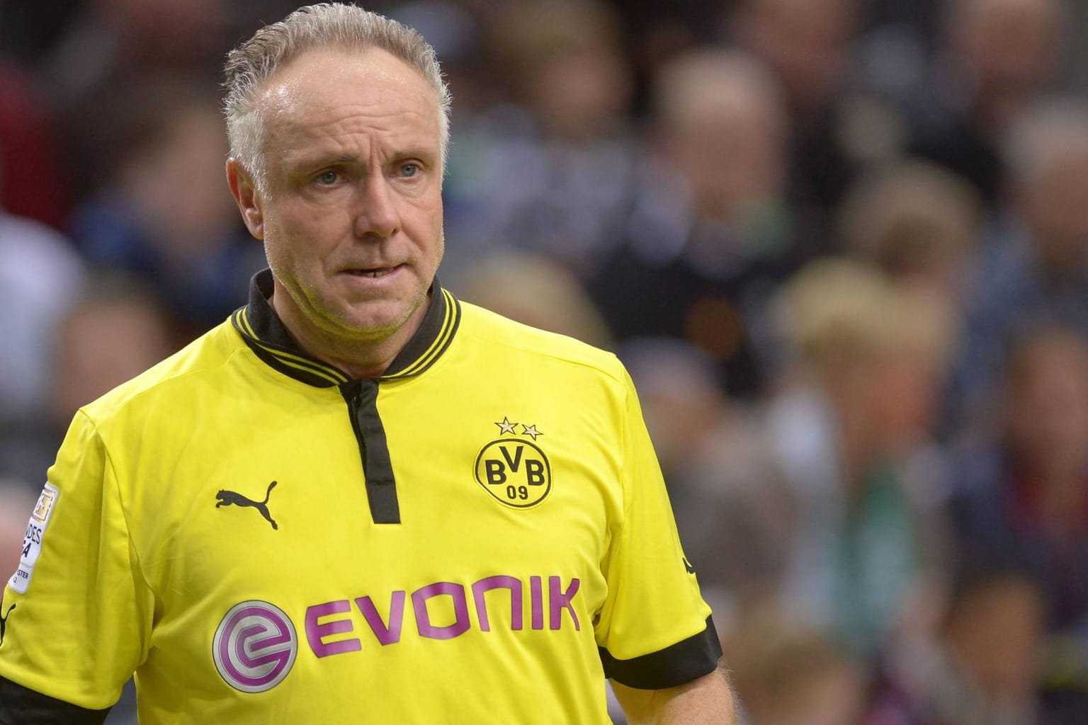 Michael Rummenigge bei einem Hallen-Fussballturnier (Archivbild): Laut ihm hat der BVB im Vergleich zum FC Bayern München kaum eine Chance.