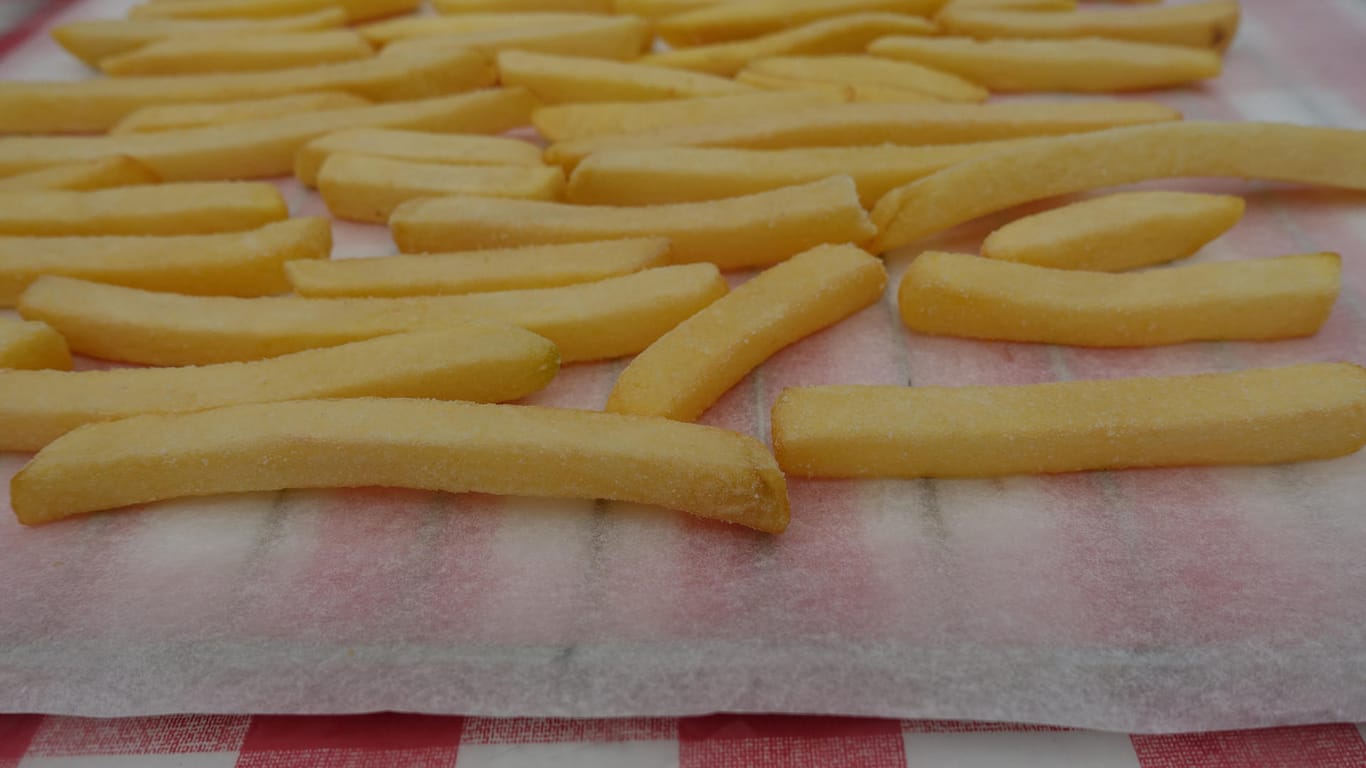 Grate: The grid bars allow the heat to circulate better in the oven. This means the fries are cooked evenly.