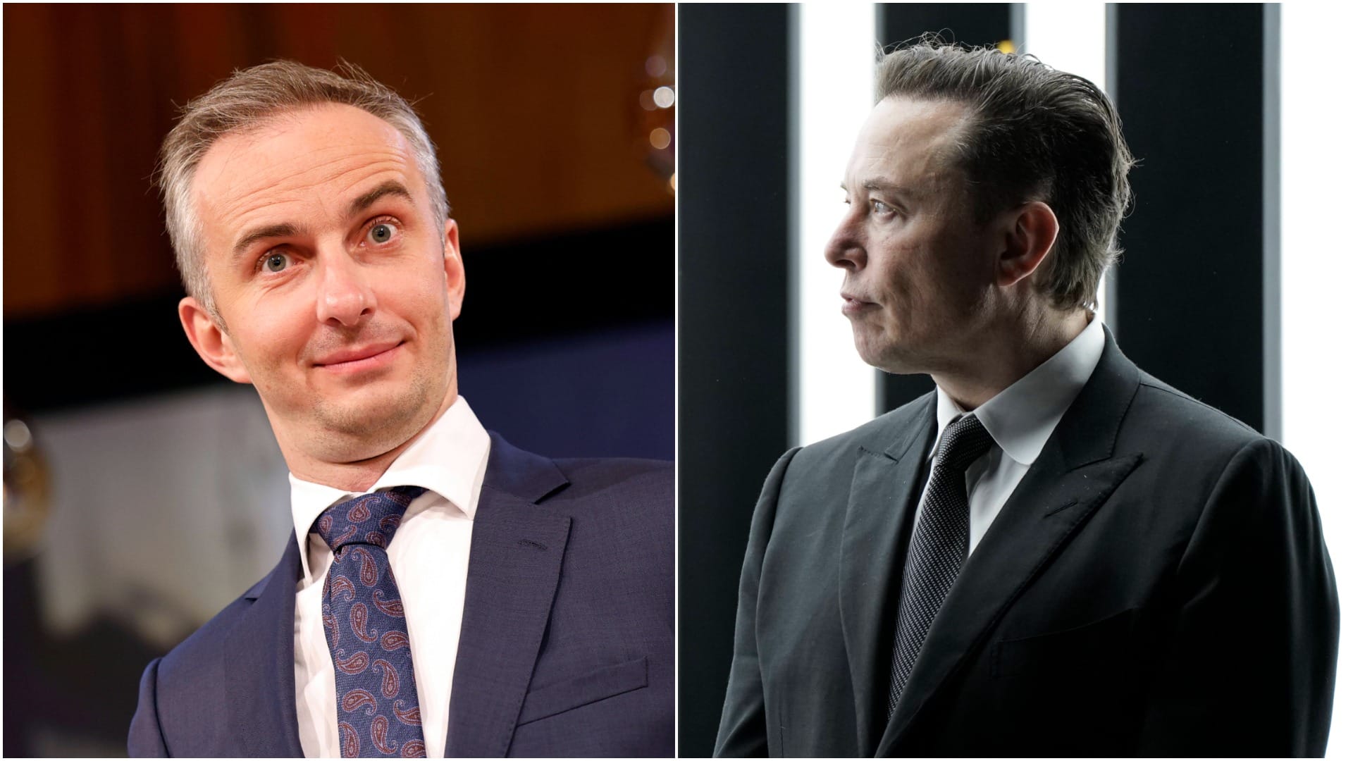 Jan Böhmermann und Elon Musk: Zwei Männer, die viel Zeit auf Twitter verbringen.